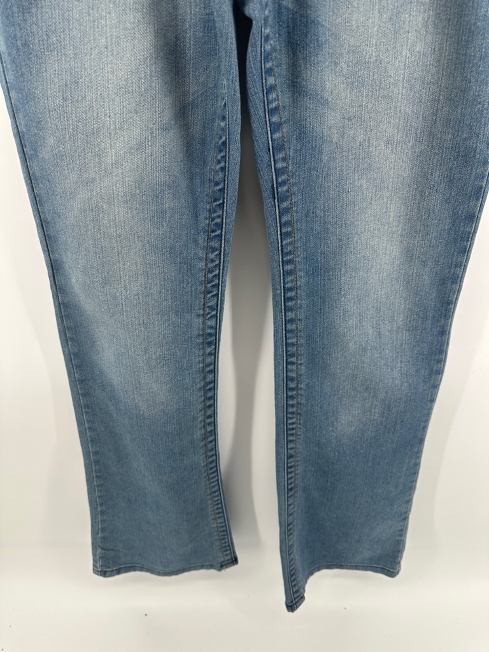 Blue Asphalt VTG Y2K Grunge Western McBing Classic Blue Lowrise Jeans Sz11 - Picture 4 of 11